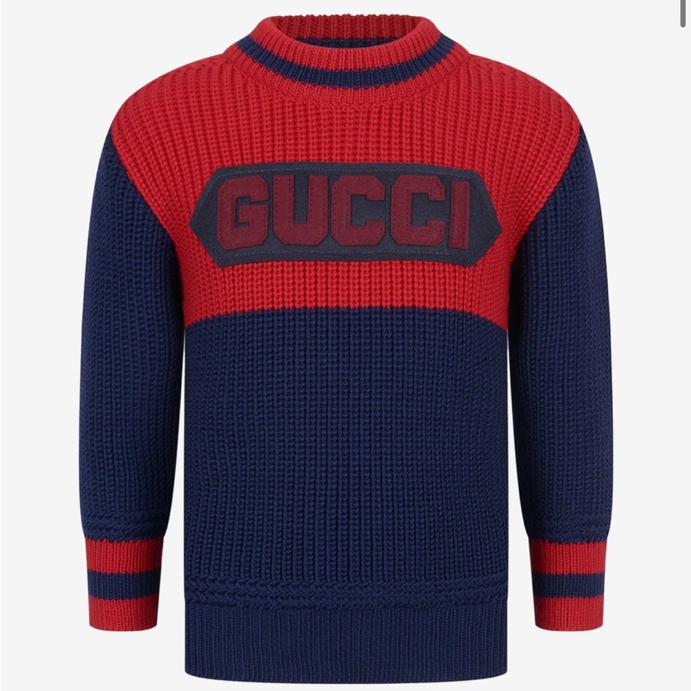 Gucci Kids logo Wool sweater size 4T